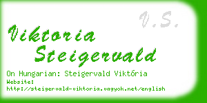 viktoria steigervald business card